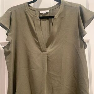 Calvin Klein Olive Green Blouse